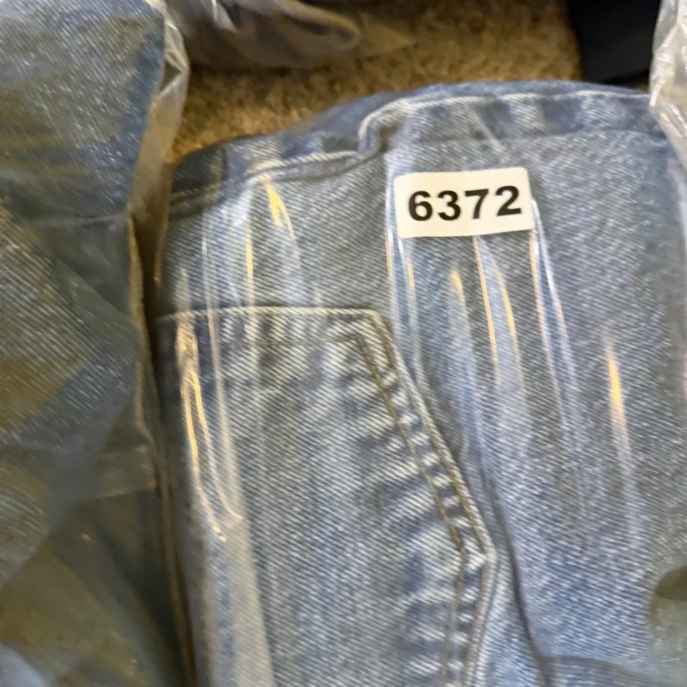 Carhartt Mens Relaxed Fit Straight Leg‎ Blue Denim Workwear Jeans 35x29